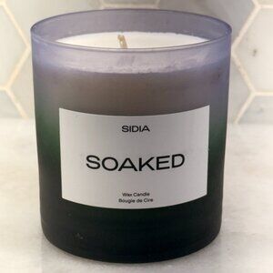Sidia SOAKED Candle Juniper, Cypress, Fresh Musks · 240g/ 8oz